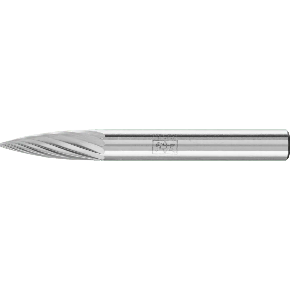 Produktfoto 1 von PFERD TOOLS Hartmetall Frässtift Spitzbogen SPG Ø 06x18 mm Schaft-Ø 6 mm Z3 universal mittel