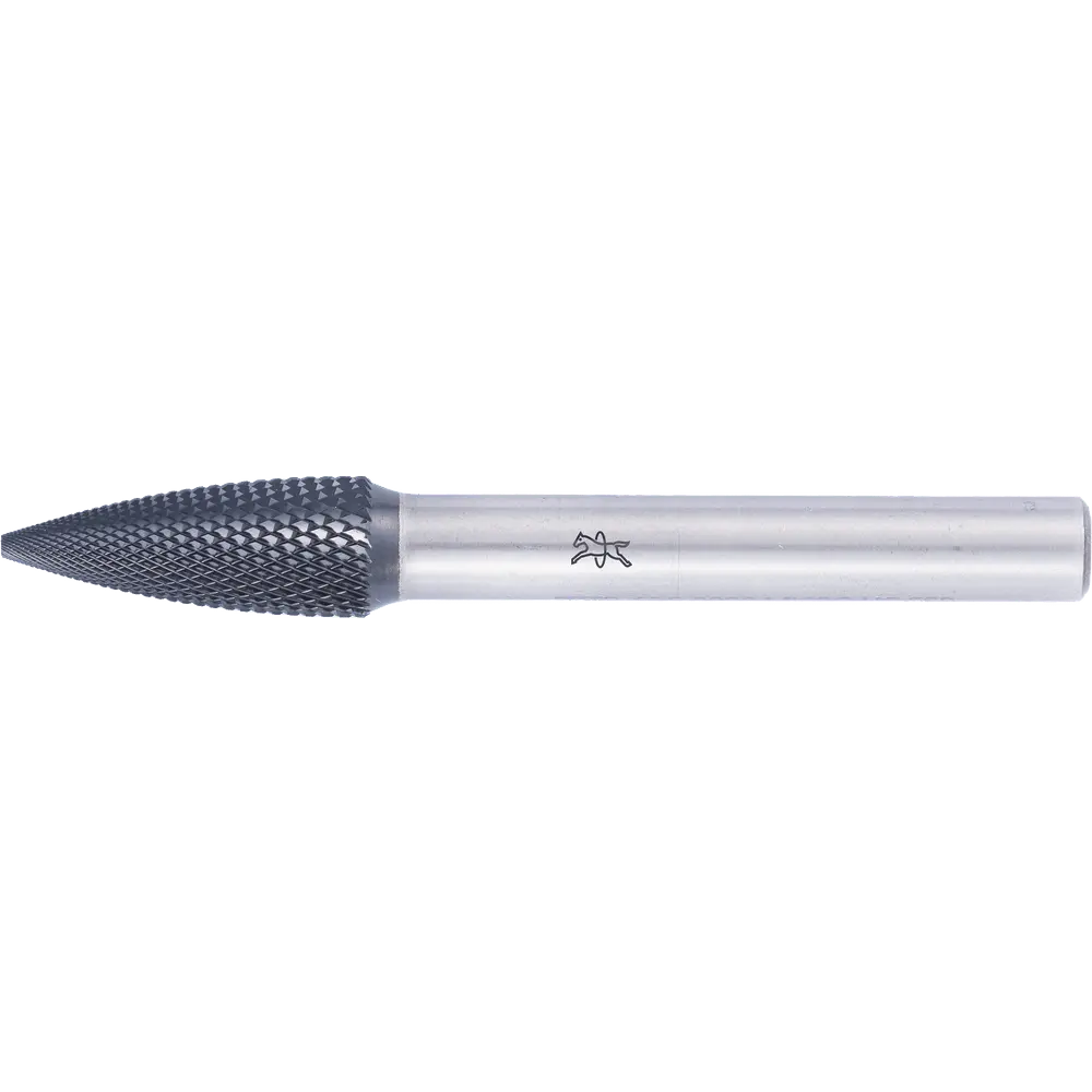 Produktfoto 1 von PFERD TOOLS Hartmetall Hochleistungsfrässtift MICRO Spitzbogen SPG Ø 08x20mm Schaft-Ø 6mm HICOAT beschichtet für die Feinbearbeitung