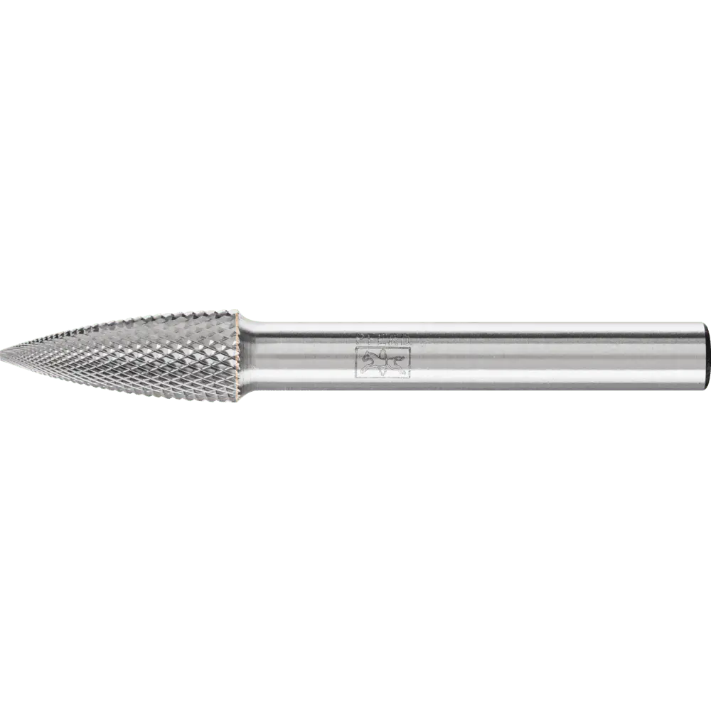 Produktfoto 1 von PFERD TOOLS Hartmetall Hochleistungsfrässtift MICRO Spitzbogen SPG Ø 08x20mm Schaft-Ø 6 mm Feinbearbeitung