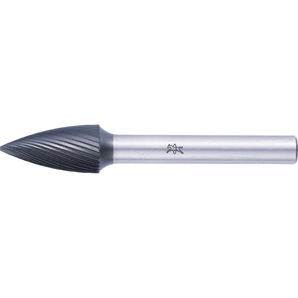 Produktfoto 1 von PFERD TOOLS Hartmetall Hochleistungsfrässtift Spitzbogen SPG Ø 10x20mm Schaft-Ø 6mm Z5 HICOAT beschichtet universal fein