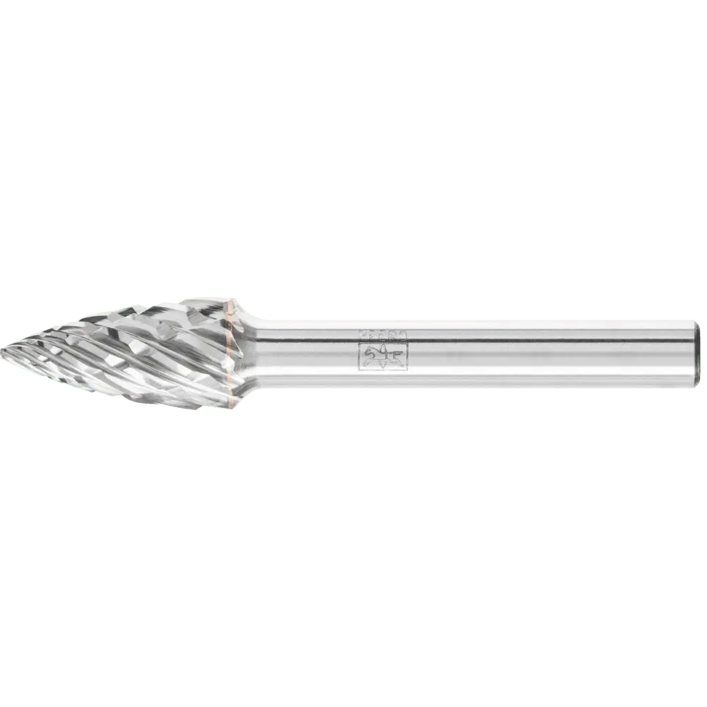 Produktfoto 1 von PFERD TOOLS Hartmetall Hochleistungsfrässtift STEEL Spitzbogen SPG Ø 10x20mm Schaft-Ø 6 mm für Stahl