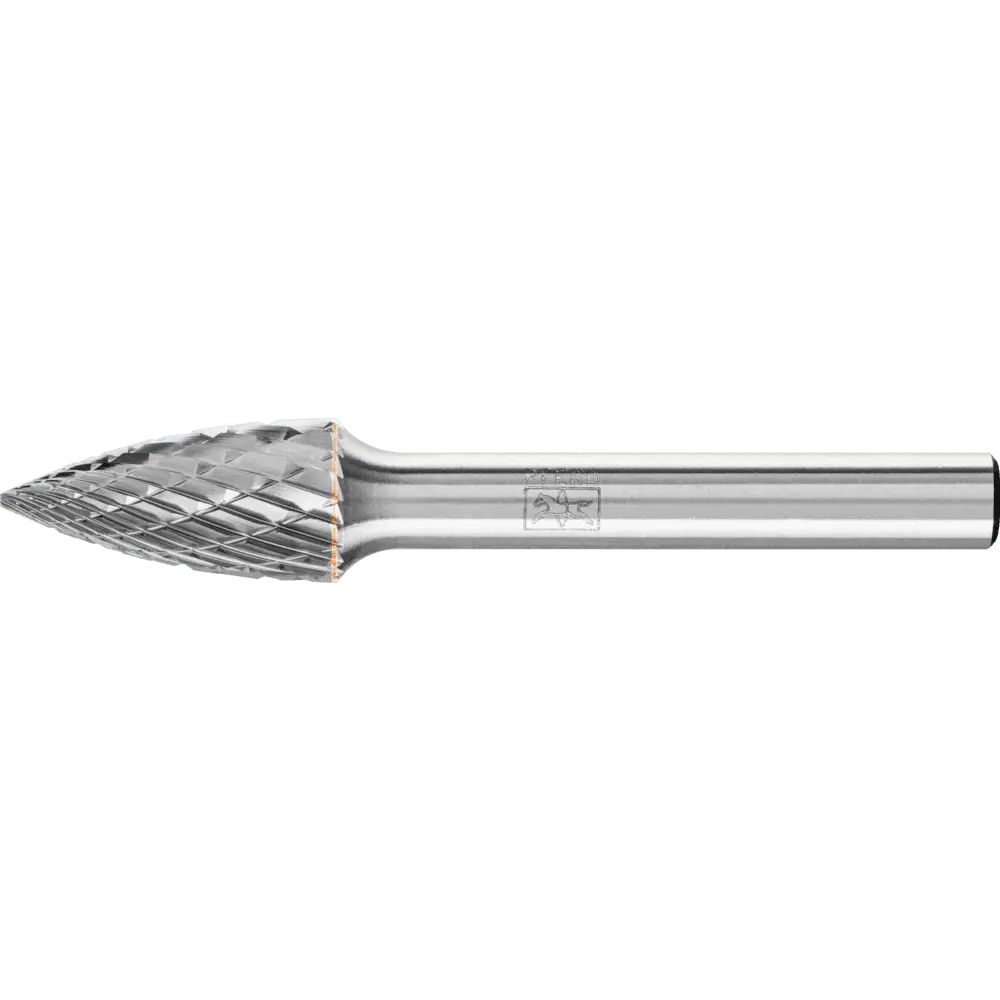 Produktfoto 1 von PFERD TOOLS Hartmetall Hochleistungsfrässtift TOUGH Spitzbogen SPG Ø 10x20mm Schaft-Ø 6 mm schlagfest