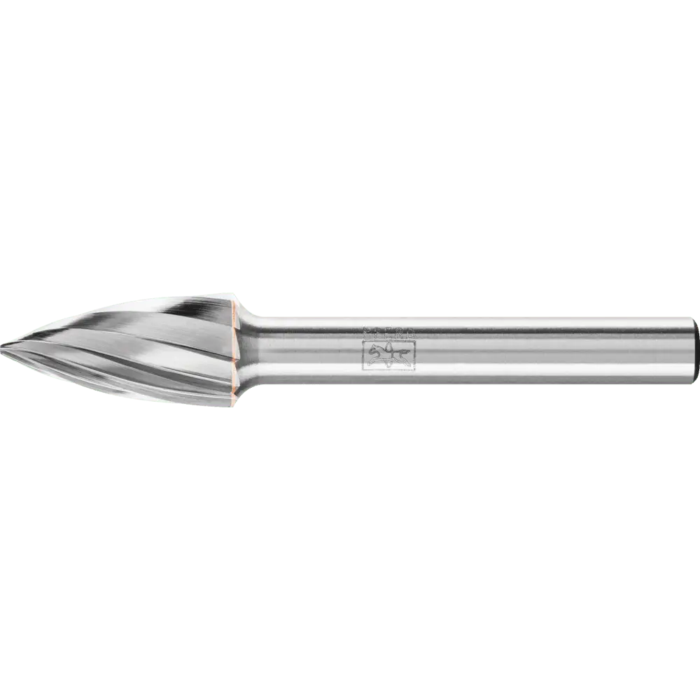 Produktfoto 1 von PFERD TOOLS Hartmetall Frässtift Spitzbogen SPG Ø 10x20mm Schaft-Ø 6 mm Z1 universal grob