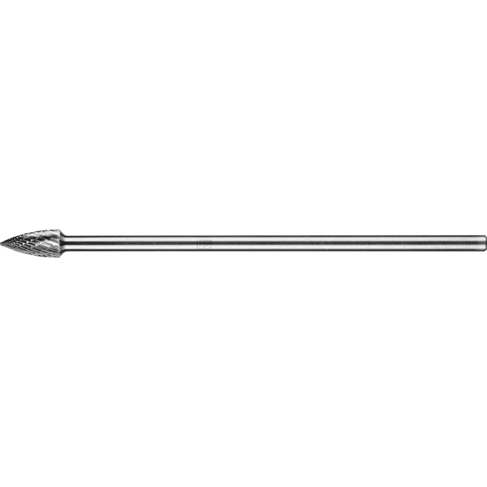 Produktfoto 1 von PFERD TOOLS Hartmetall Frässtift Spitzbogen SPG Ø 10x20mm Schaft-Ø 6x150mm Z3P universal mittel kreuzv.