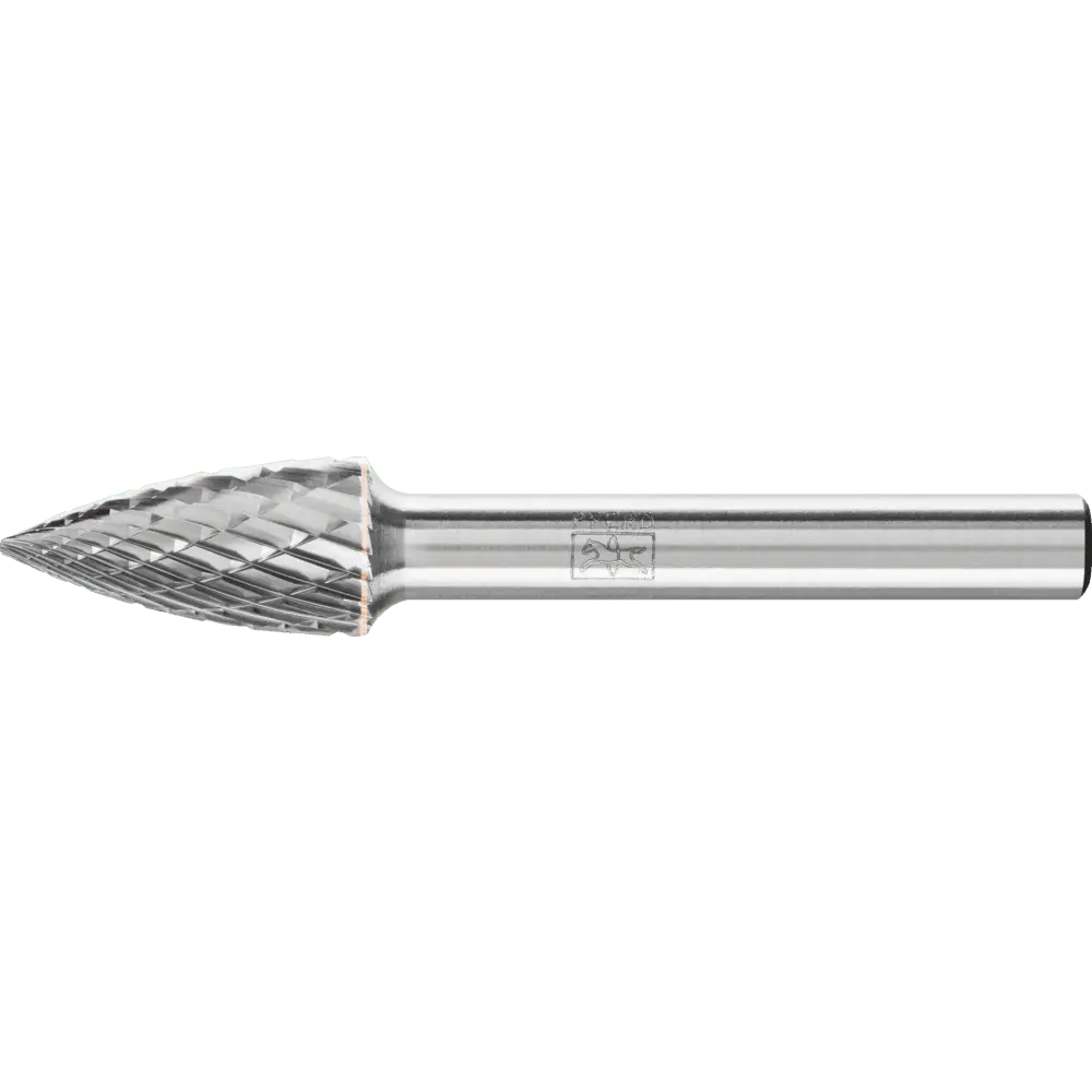 Produktfoto 1 von PFERD TOOLS Hartmetall Frässtift Spitzbogen SPG Ø 10x20mm Schaft-Ø 6 mm Z3P universal mittel kreuzverzahnt