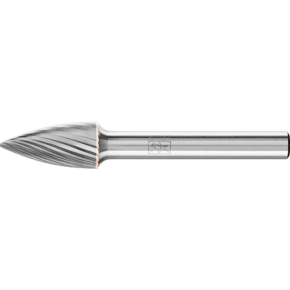 Produktfoto 1 von PFERD TOOLS Hartmetall Frässtift Spitzbogen SPG Ø 10x20mm Schaft-Ø 6 mm Z3 universal mittel