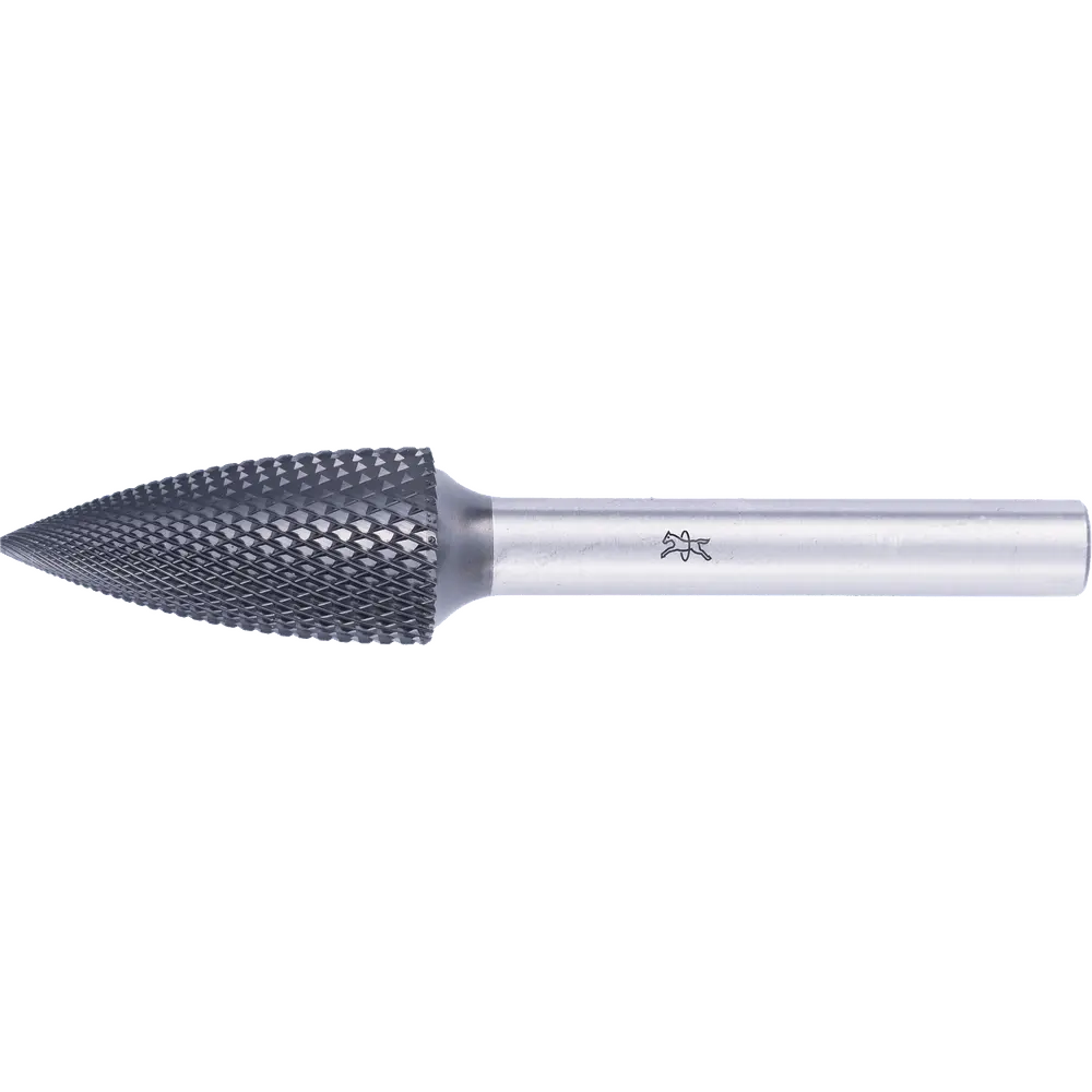 Produktfoto 1 von PFERD TOOLS Hartmetall Hochleistungsfrässtift MICRO Spitzbogen SPG Ø 12x25mm Schaft-Ø 6mm HICOAT beschichtet für die Feinbearbeitung