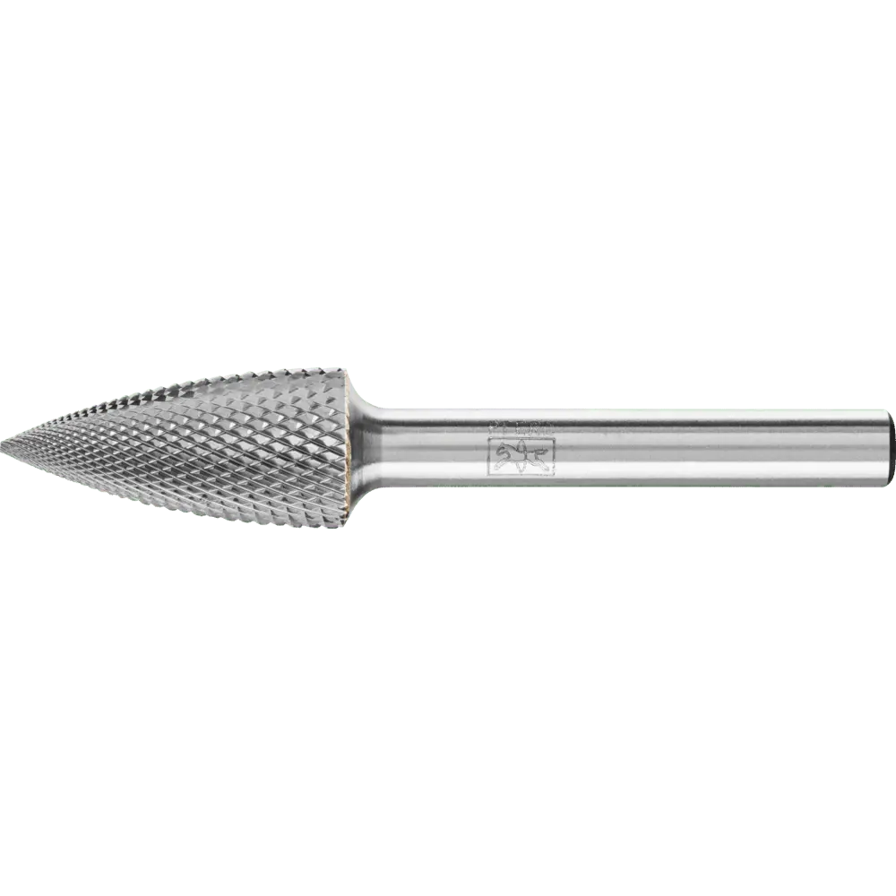 Produktfoto 1 von PFERD TOOLS Hartmetall Hochleistungsfrässtift MICRO Spitzbogen SPG Ø 12x25 mm Schaft-Ø 6 mm Feinbearbeitung
