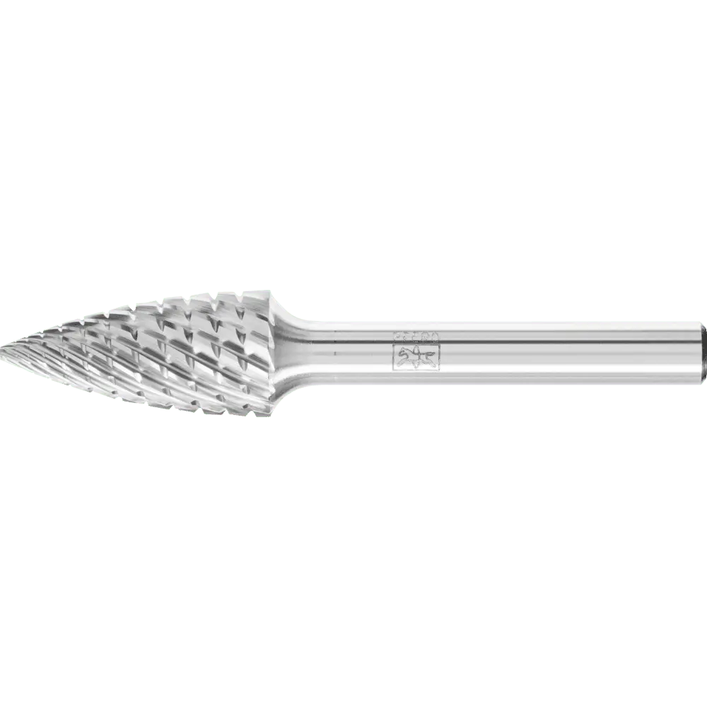 Produktfoto 1 von PFERD TOOLS Hartmetall Hochleistungsfrässtift Spitzbogen SPG Ø 12x25 mm Schaft-Ø 6 mm TITANIUM für Titan