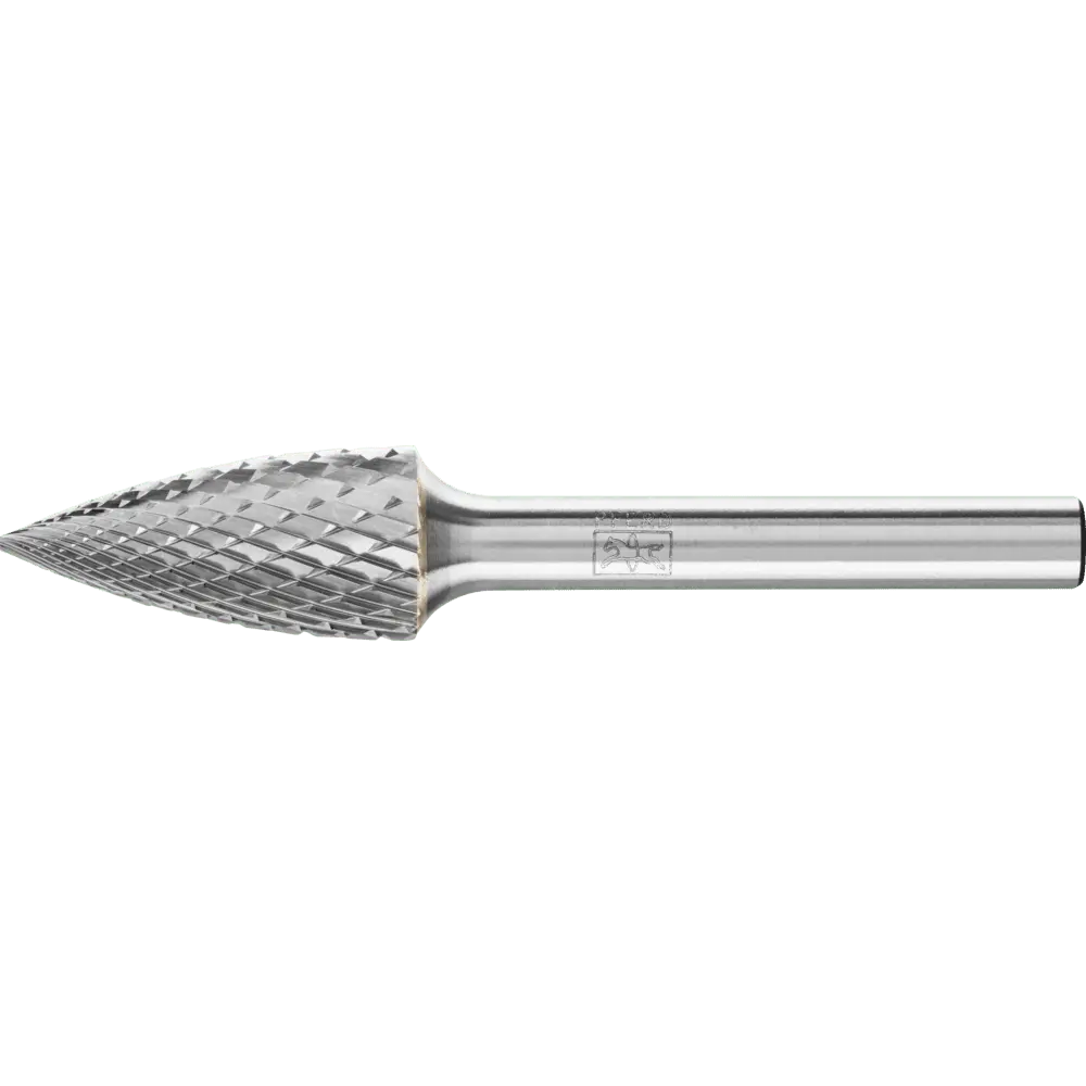 Produktfoto 1 von PFERD TOOLS Hartmetall Frässtift Spitzbogen SPG Ø 12x25 mm Schaft-Ø 6 mm Z4 universal mittel fein