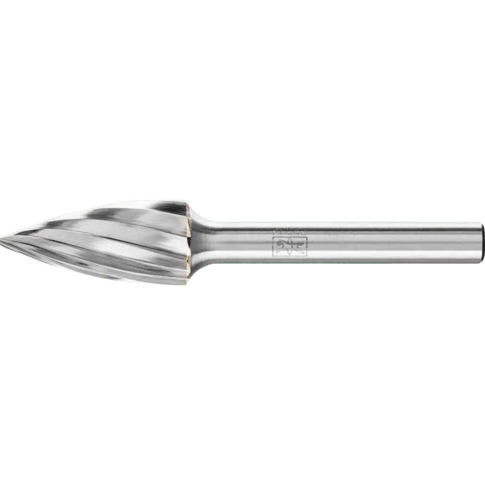 Produktfoto 1 von PFERD TOOLS Hartmetall Frässtift Spitzbogen SPG Ø 12x25 mm Schaft-Ø 6 mm Z1 universal grob