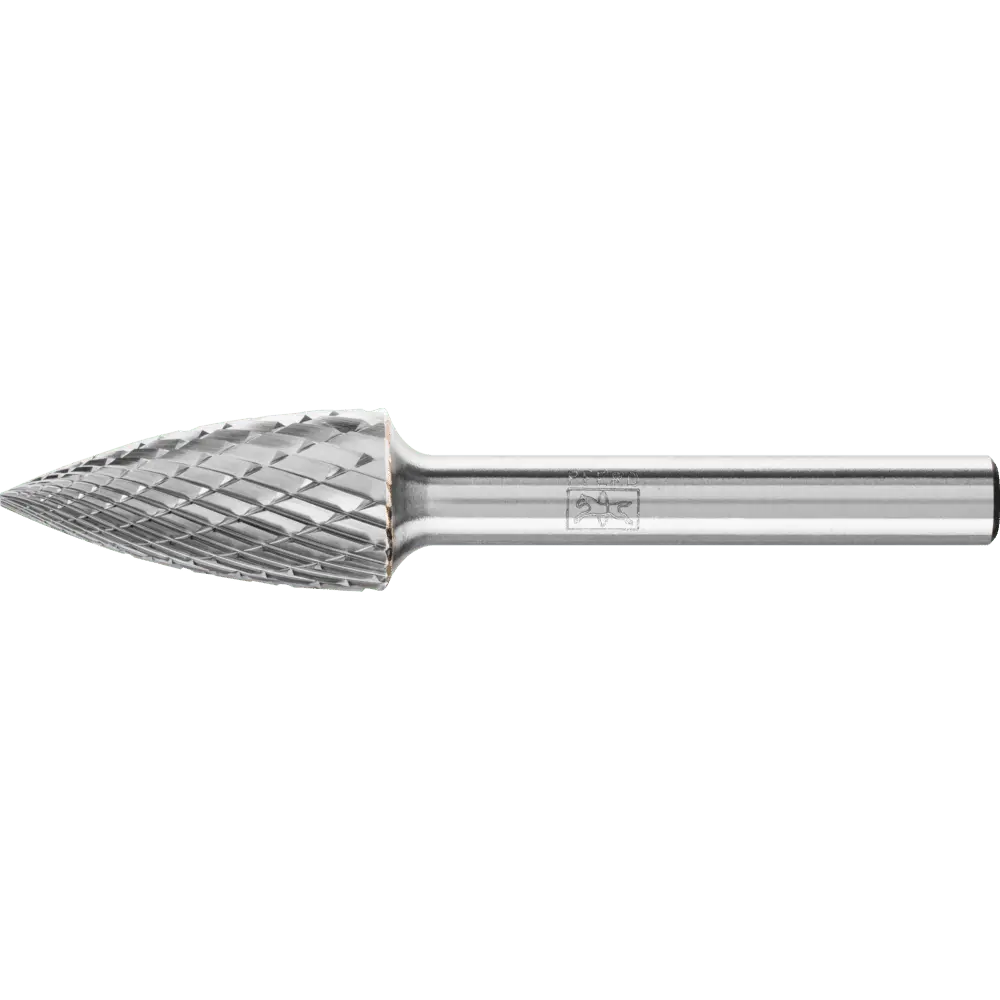 Produktfoto 1 von PFERD TOOLS Hartmetall Frässtift Spitzbogen SPG Ø 12x25 mm Schaft-Ø 6 mm Z3P universal mittel kreuzverzahnt