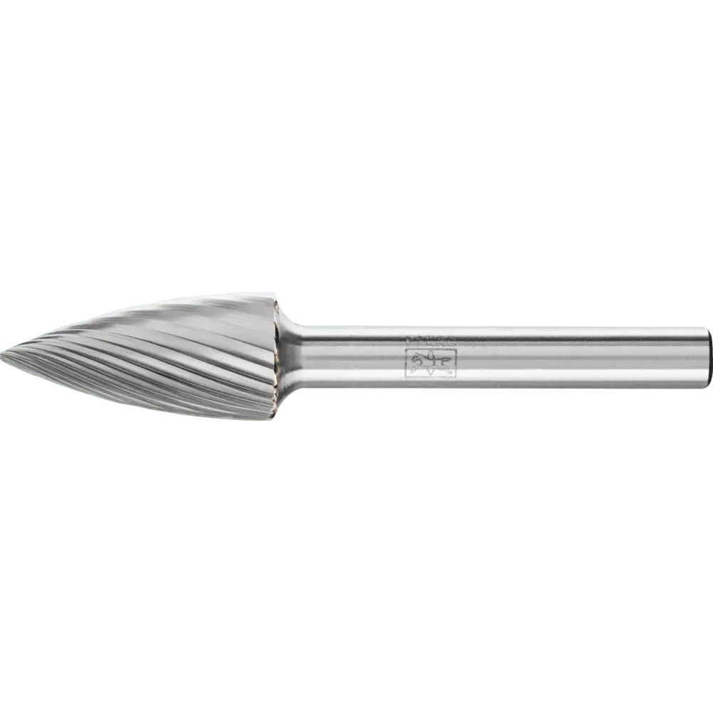 Produktfoto 1 von PFERD TOOLS Hartmetall Frässtift Spitzbogen SPG Ø 12x25 mm Schaft-Ø 6 mm Z3 universal mittel