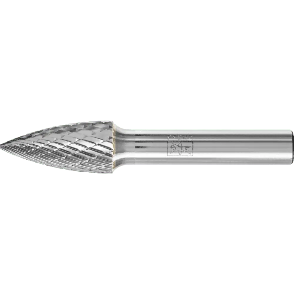 Produktfoto 1 von PFERD TOOLS Hartmetall Hochleistungsfrässtift TOUGH Spitzbogen SPG Ø 12x25 mm Schaft-Ø 8 mm schlagfest