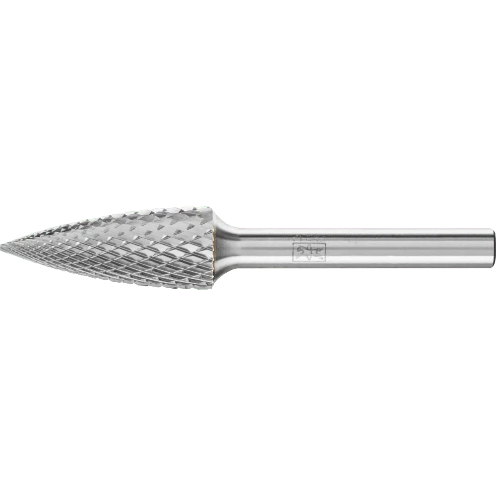 Produktfoto 1 von PFERD TOOLS Hartmetall Frässtift Spitzbogen SPG Ø 12x30mm Schaft-Ø 6 mm Z4 universal mittel fein
