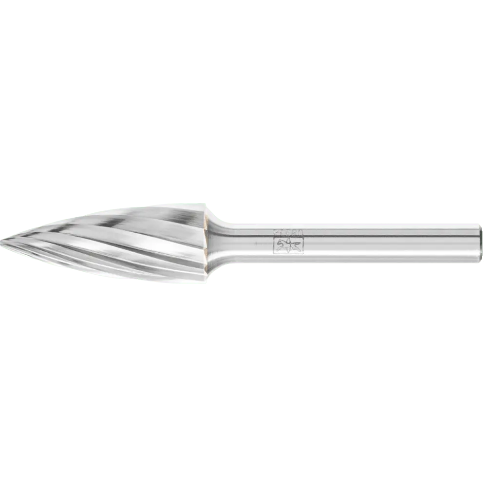 Produktfoto 1 von PFERD TOOLS Hartmetall Frässtift Spitzbogen SPG Ø 12x30mm Schaft-Ø 6 mm Z1 universal grob