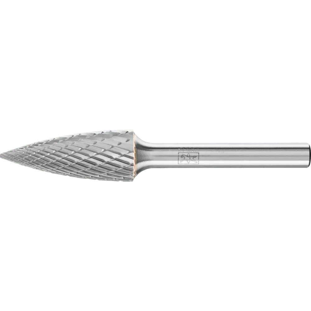 Produktfoto 1 von PFERD TOOLS Hartmetall Frässtift Spitzbogen SPG Ø 12x30mm Schaft-Ø 6 mm Z3P universal mittel kreuzverzahnt
