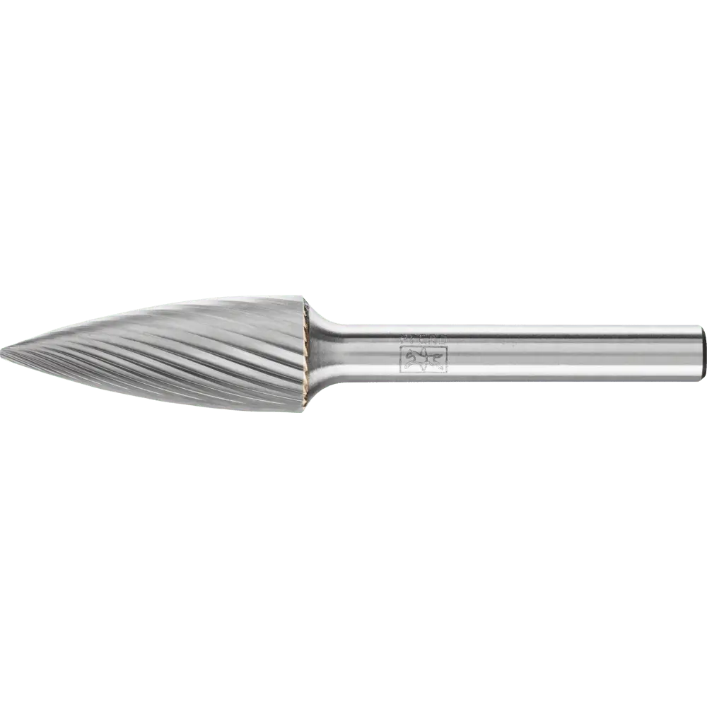 Produktfoto 1 von PFERD TOOLS Hartmetall Frässtift Spitzbogen SPG Ø 12x30mm Schaft-Ø 6 mm Z3 universal mittel