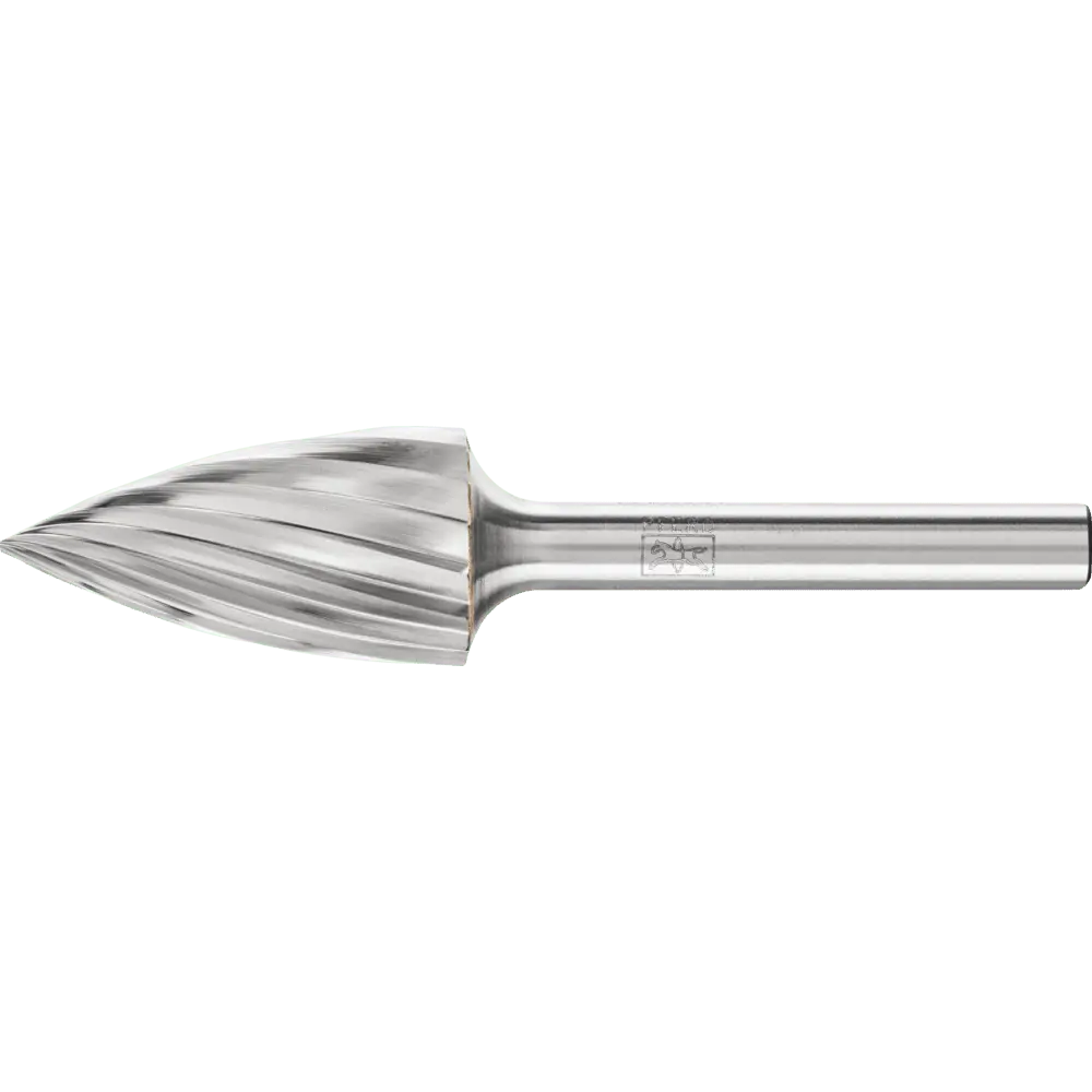 Produktfoto 1 von PFERD TOOLS Hartmetall Frässtift Spitzbogen SPG Ø 16x30mm Schaft-Ø 6 mm Z1 universal grob