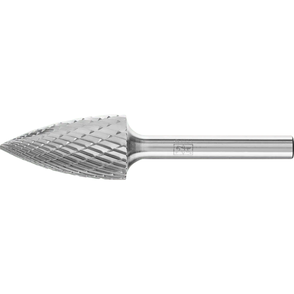 Produktfoto 1 von PFERD TOOLS Hartmetall Frässtift Spitzbogen SPG Ø 16x30mm Schaft-Ø 6 mm Z3P universal mittel kreuzverzahnt