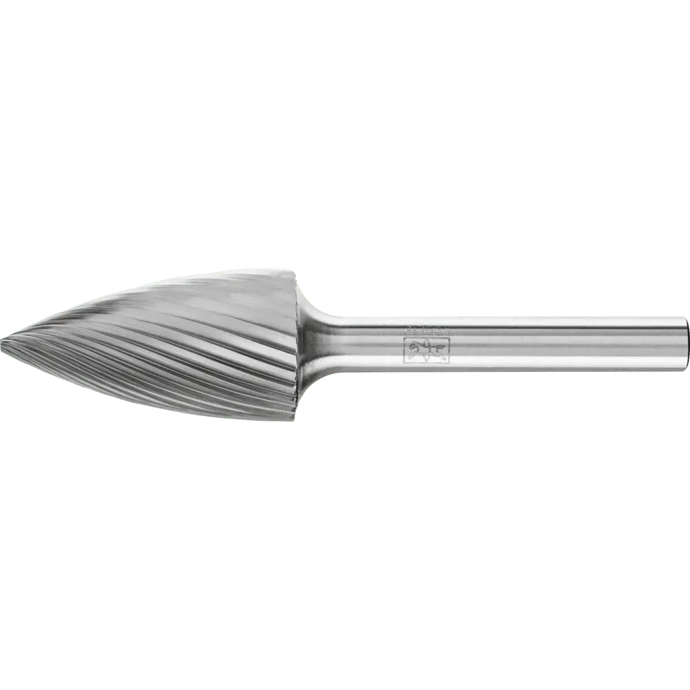 Produktfoto 1 von PFERD TOOLS Hartmetall Frässtift Spitzbogen SPG Ø 16x30mm Schaft-Ø 6 mm Z3 universal mittel