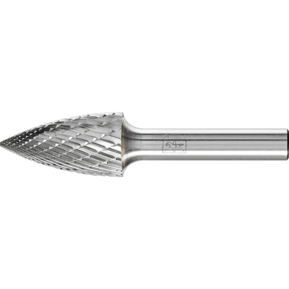 PFERD TOOLS Hartmetall Frässtift Spitzbogen SPG Ø 16x30mm Schaft-Ø 8 mm Z3P universal mittel kreuzverzahnt