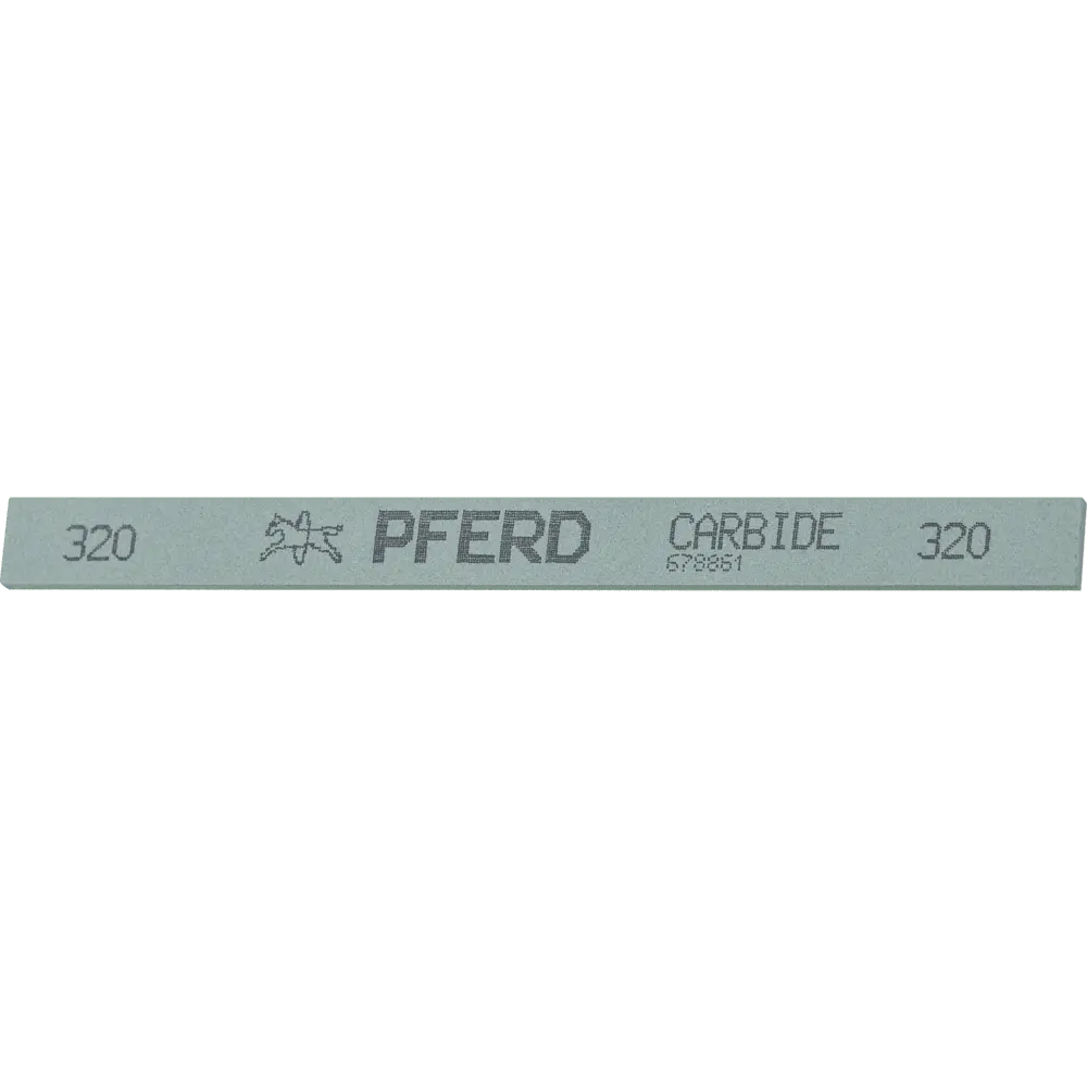 Produktfoto 1 von PFERD TOOLS Polierstein vierkant 13x3x150mm SiC320 für harte Materialien im Werkzeug- und Formenbau, 12 Stk.
