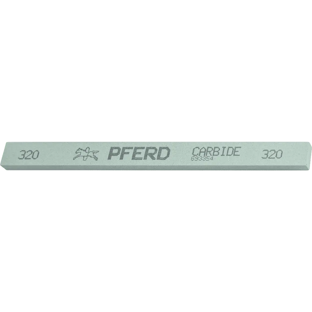 Produktfoto 1 von PFERD TOOLS Polierstein vierkant 13x6x150mm SiC320 für harte Materialien im Werkzeug- und Formenbau, 12 Stk.