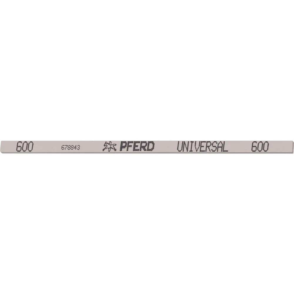 Produktfoto 1 von PFERD TOOLS Polierstein vierkant 6x3x150mm A600 universellen Einsatz im Werkzeug- und Formenbau, 12 Stk.