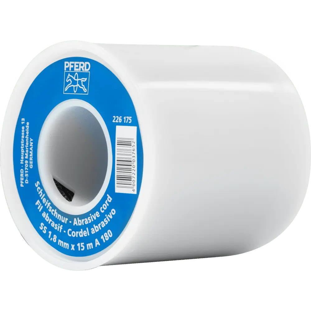 Produktfoto 1 von PFERD TOOLS Korund Schleifschnur AC Ø 1,8 mmx15 m A180 für Werkzeug- und Formenbau