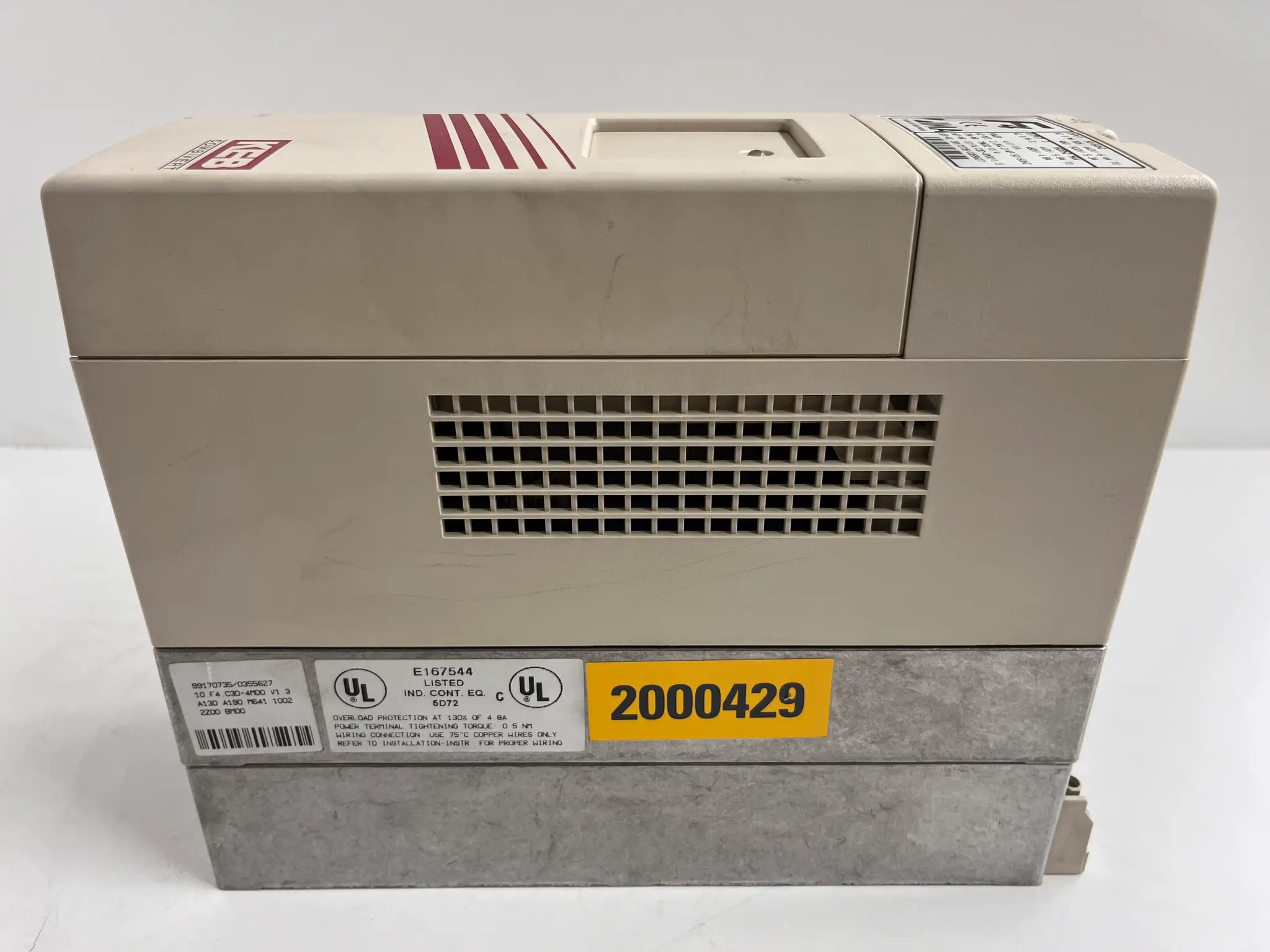 Produktfoto 1 von KEB Frequenzumrichter F4 für IMA Kantenbearbeitungsmaschinen IMA-Nr. 79632 V1.4