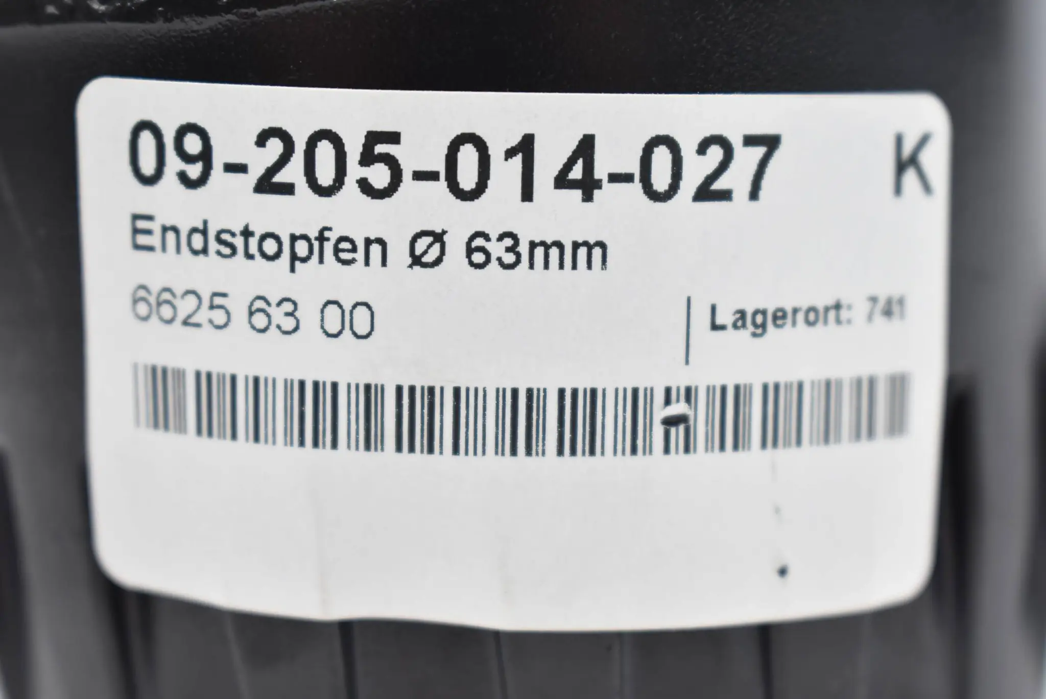 Produktfoto 1 von Parker Transair DN63 Endstopfen Ø63mm 66256300
