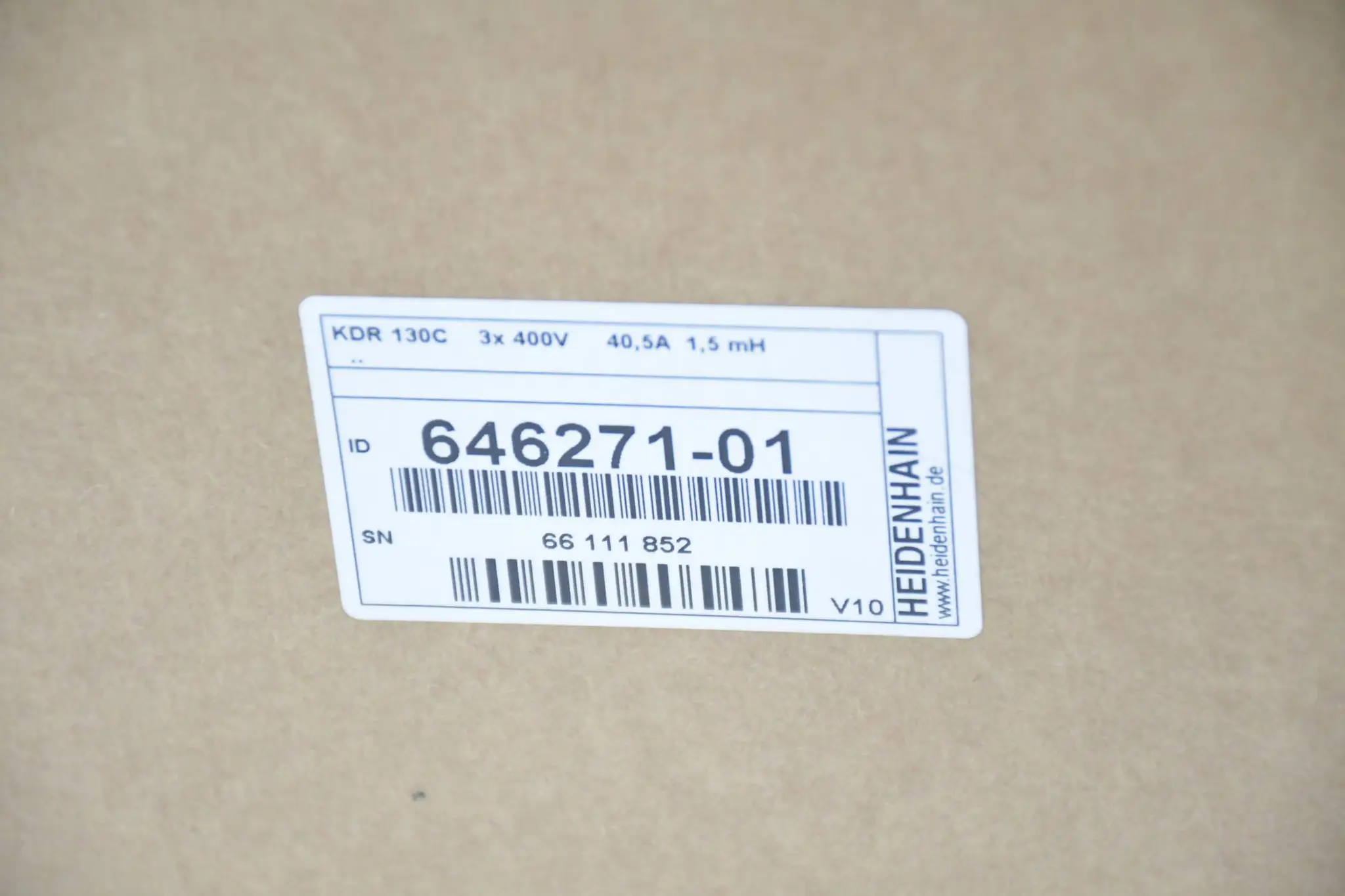 Produktfoto 1 von Heidenhain Kommutierungsdrossel KDR 130C ( 646271-01 ) Ver. V10