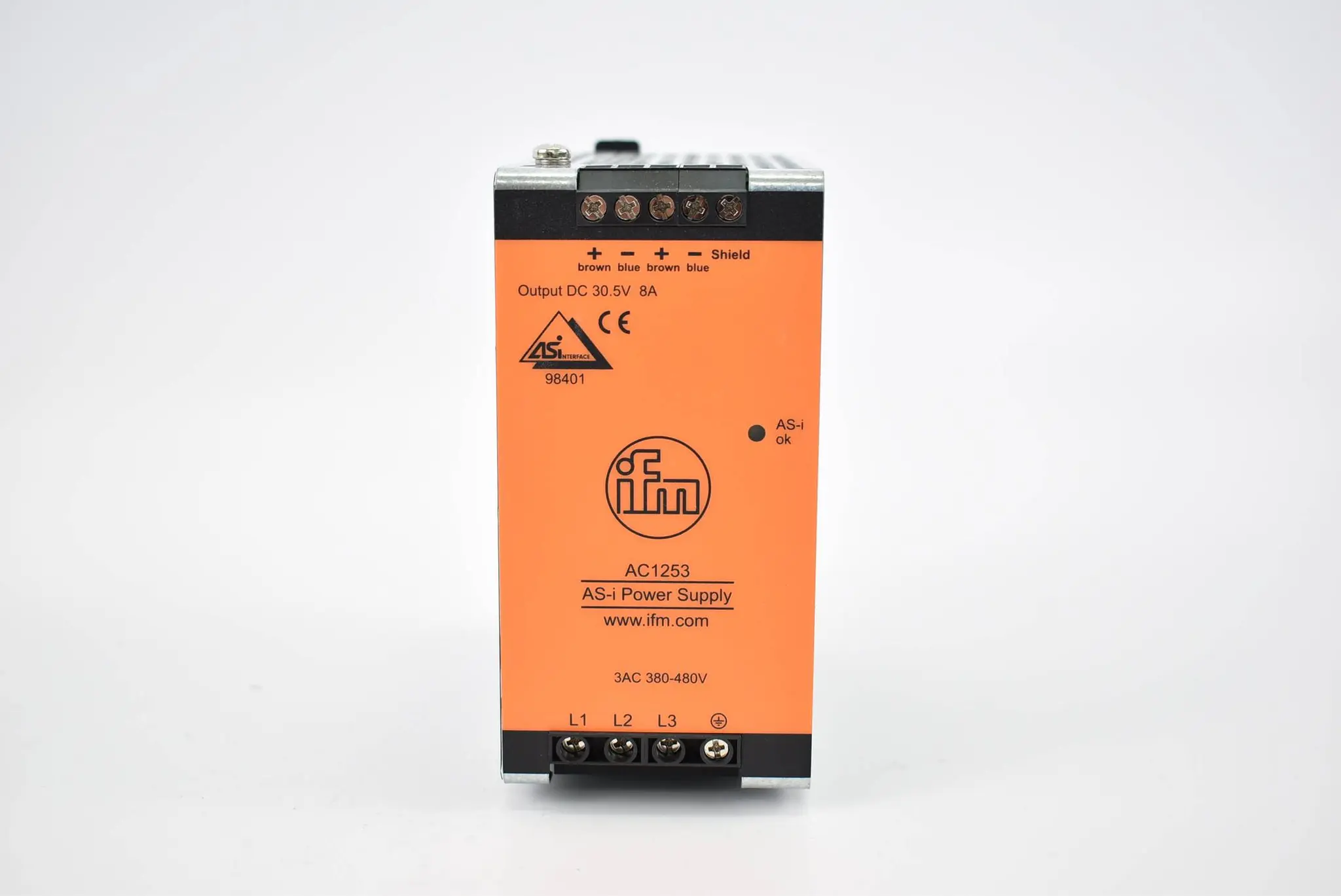 Produktfoto 1 von Ifm AS-Interface Stromversorgung DC30,5V 8A 3AC 380-480V AC1253