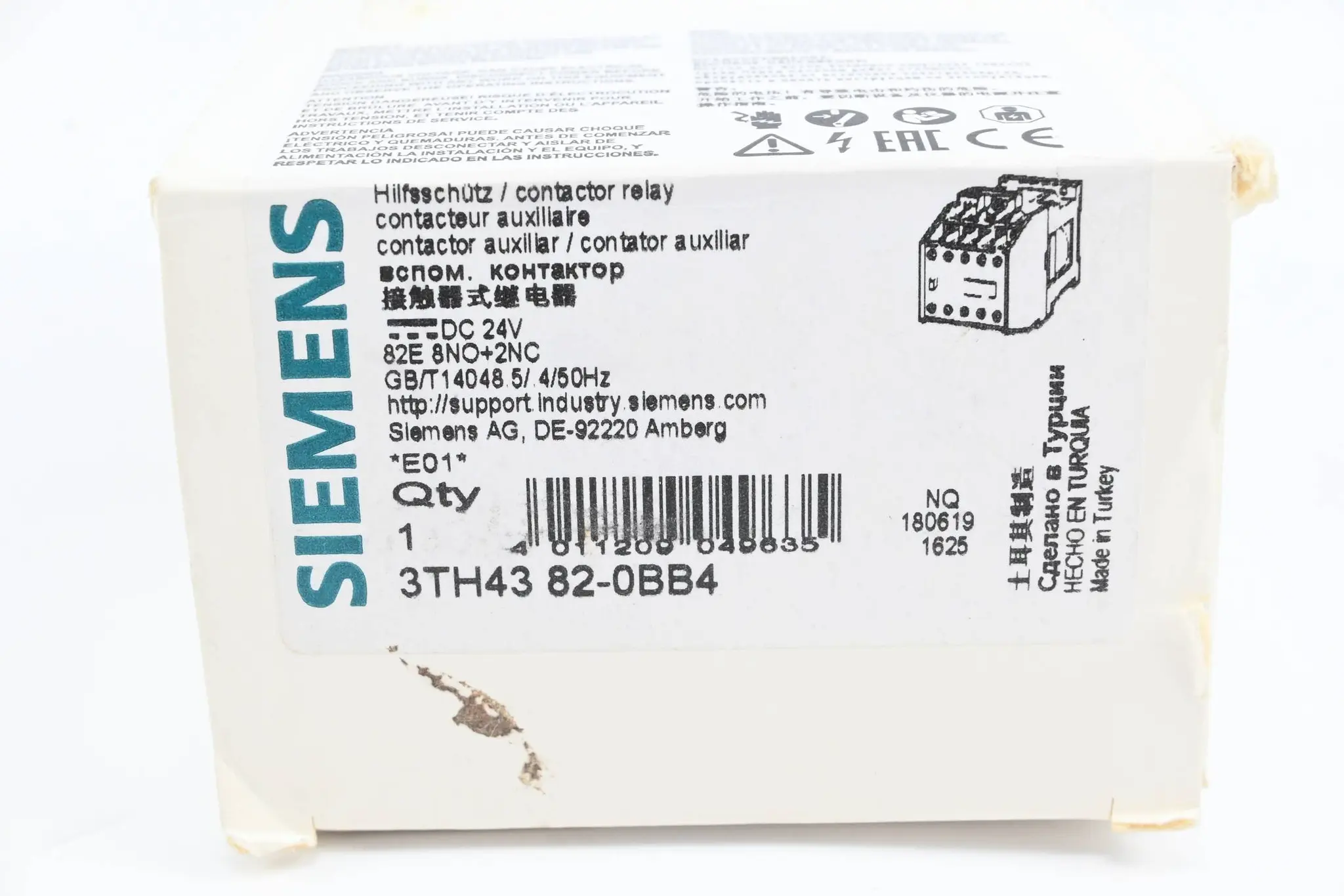 Produktfoto 1 von Siemens Hilfsschütz 3TH4382-0BB4 ( 3TH4 382-0BB4 )