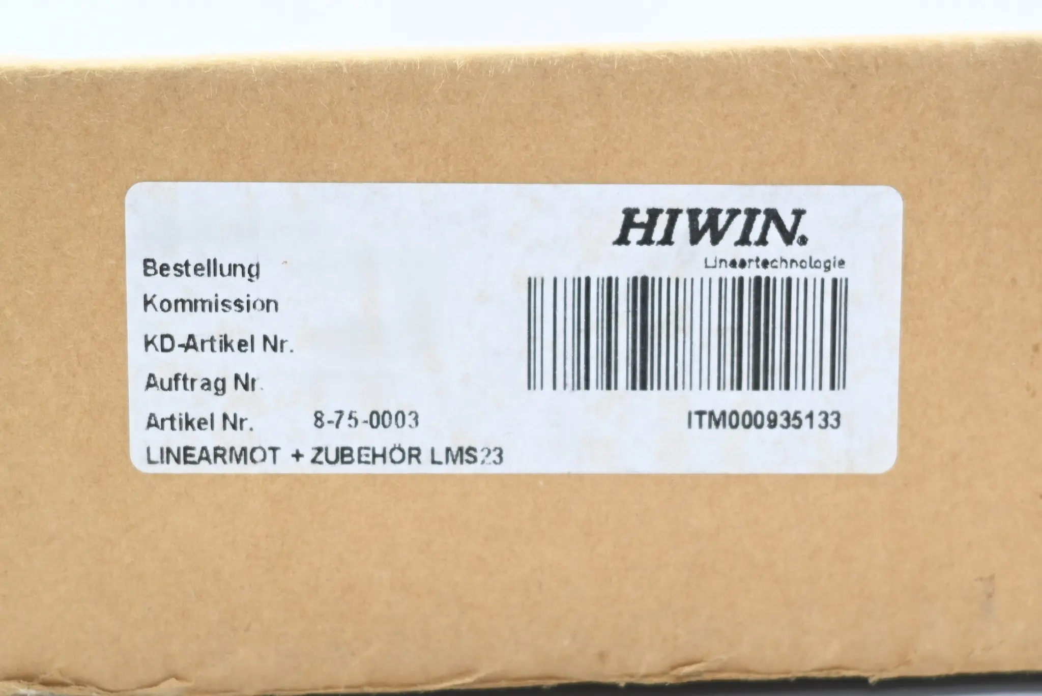 HIWIN Linearmotor + Zubehör LMS23 8-75-0003