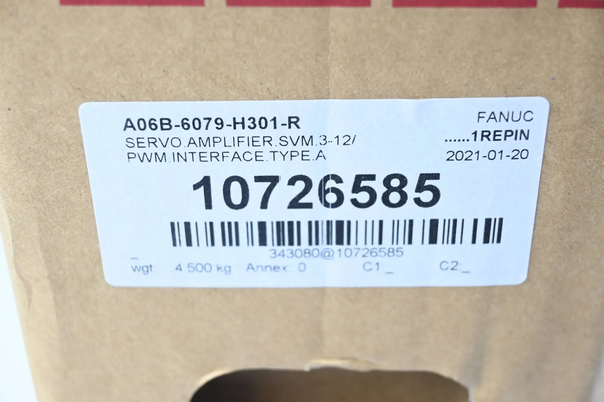 Produktfoto 1 von Fanuc Servo Amplifier A06B-6079-H301 ( SVM 3-12 )