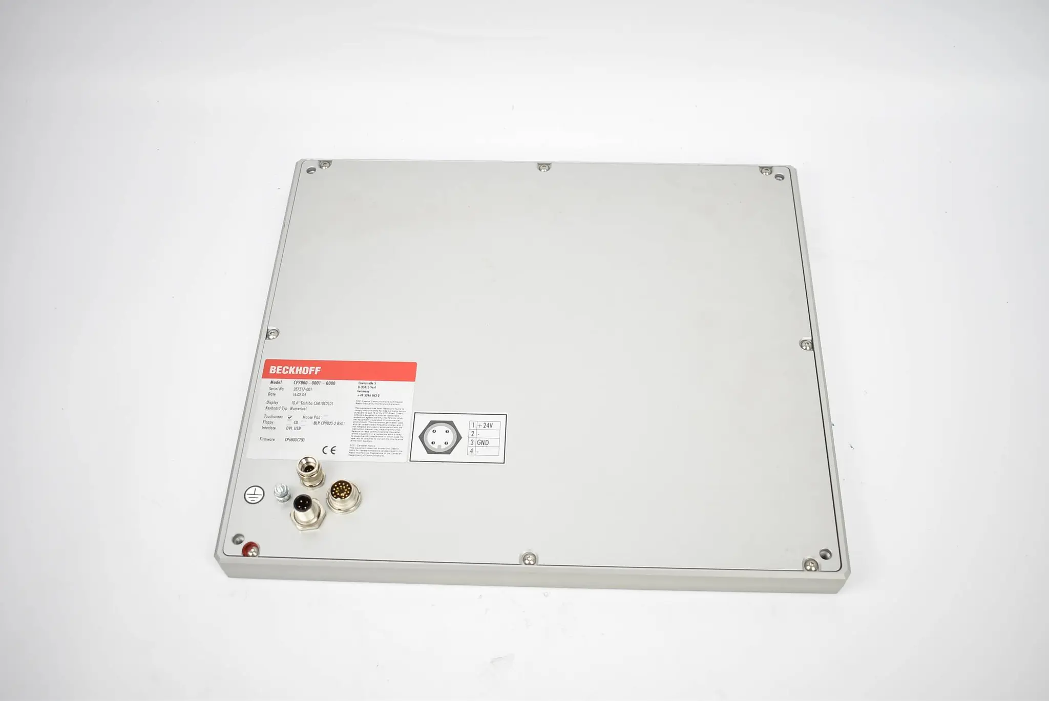 Produktfoto 1 von Beckhoff 10,4" Toshiba CJM 10C0101 Panel CP7800-0001-0000