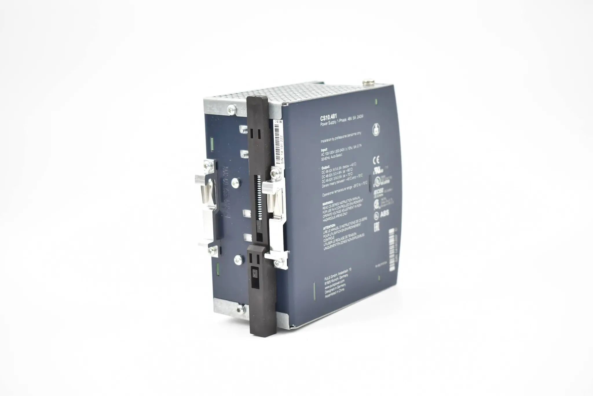 Produktfoto 1 von Puls Power Supply 1-Phase CS10.481 ( 48V 5A 240W )