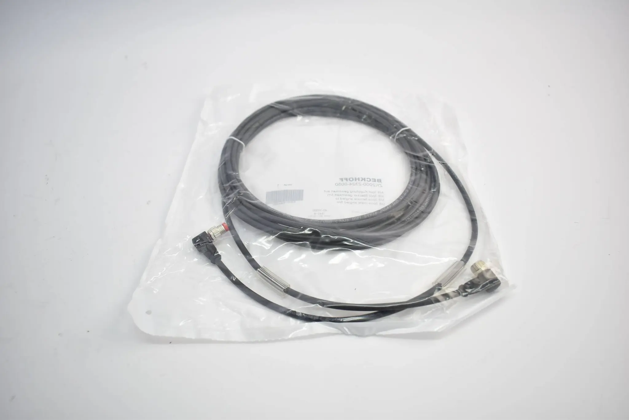 Produktfoto 1 von Beckhoff Sensorleitung M8 3pol Kupplung 5 m ZK2000-2324-0050