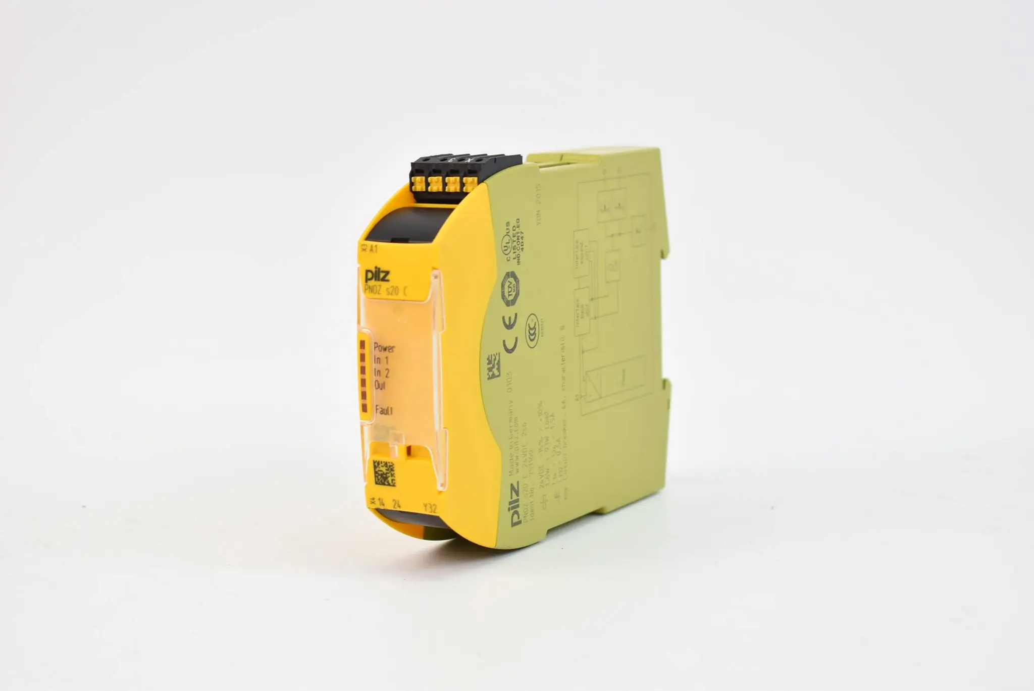Produktfoto 1 von Pilz Sicherheitsschaltgerät PNOZ s20 24VDC 2so ( 751160 )