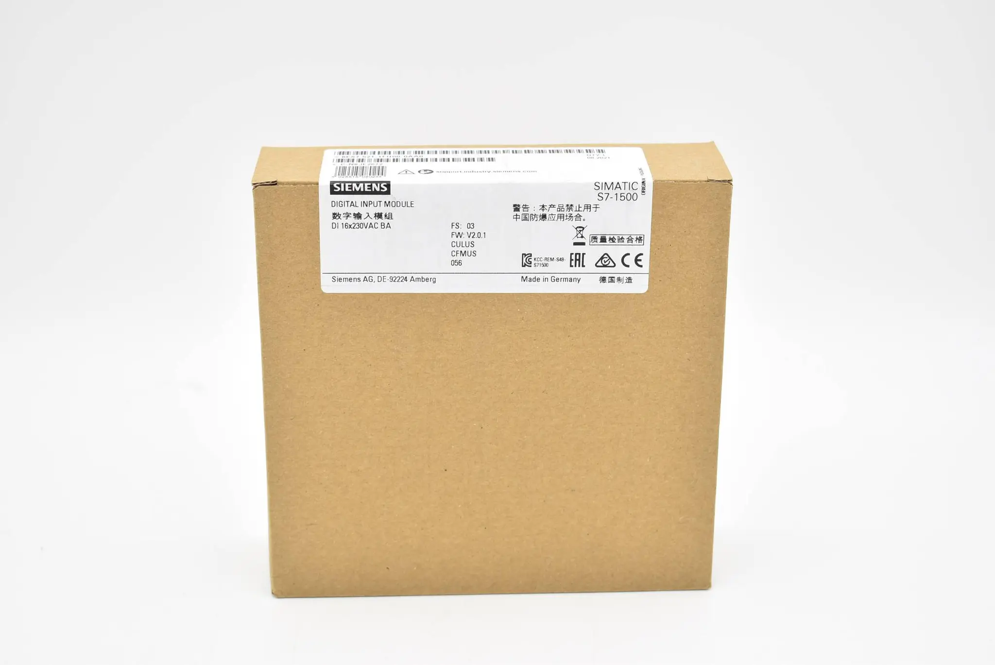 Produktfoto 1 von Siemens simatic S7-1500 6ES7 521-1FH00-0AA0 ( 6ES7521-1FH00-0AA0 )