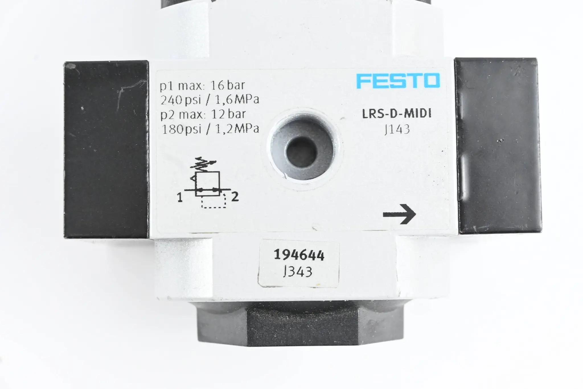 Produktfoto 1 von Festo Druckregelventil LRS-1/2-D-O-MIDI ( 194644 ) inkl. Schlüssel