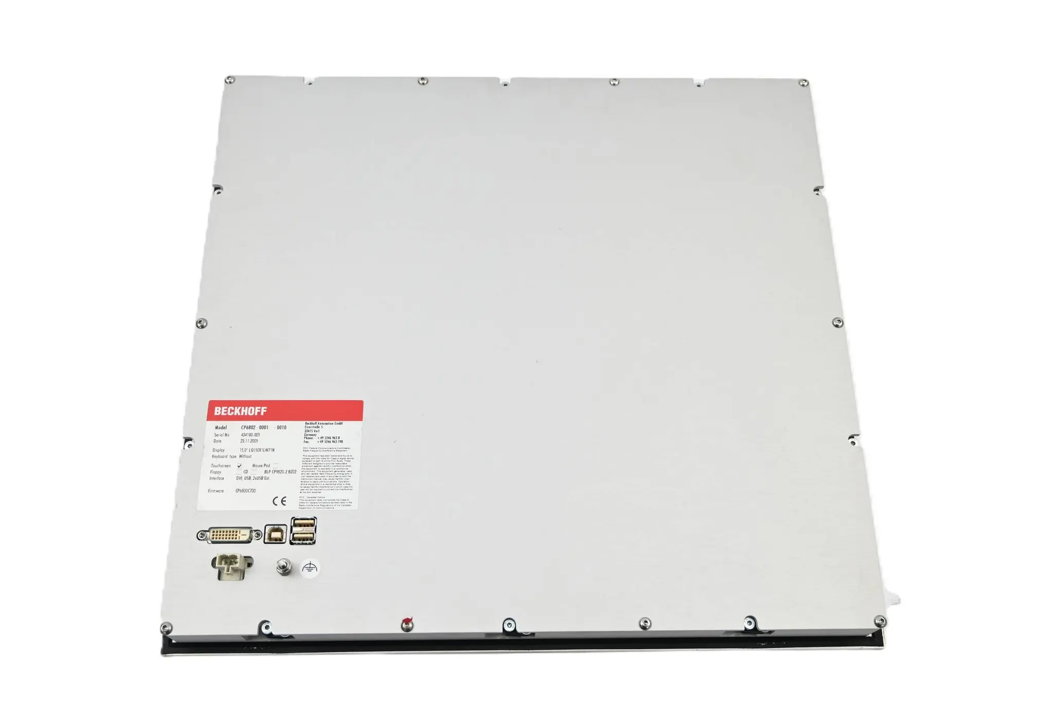 Produktfoto 1 von Beckhoff Touchscreen Monitor CP6802-0001-0010