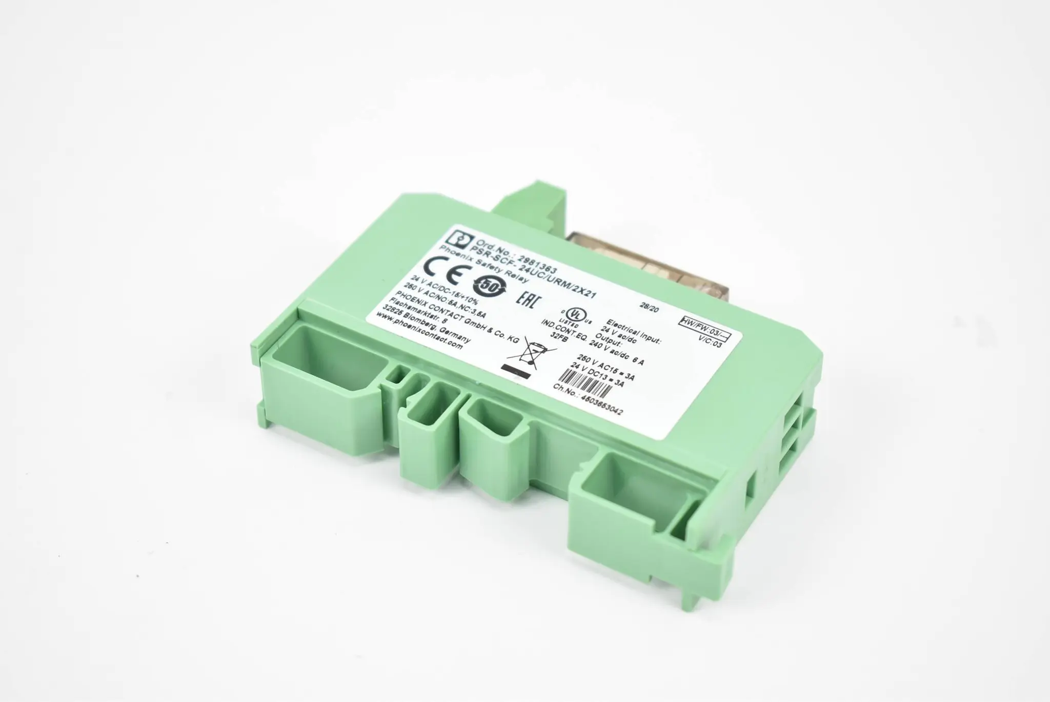 Produktfoto 1 von Phoenix Contact Safety Relay PSR-SCF-24UC/URM/2X21 ( 2981363 )
