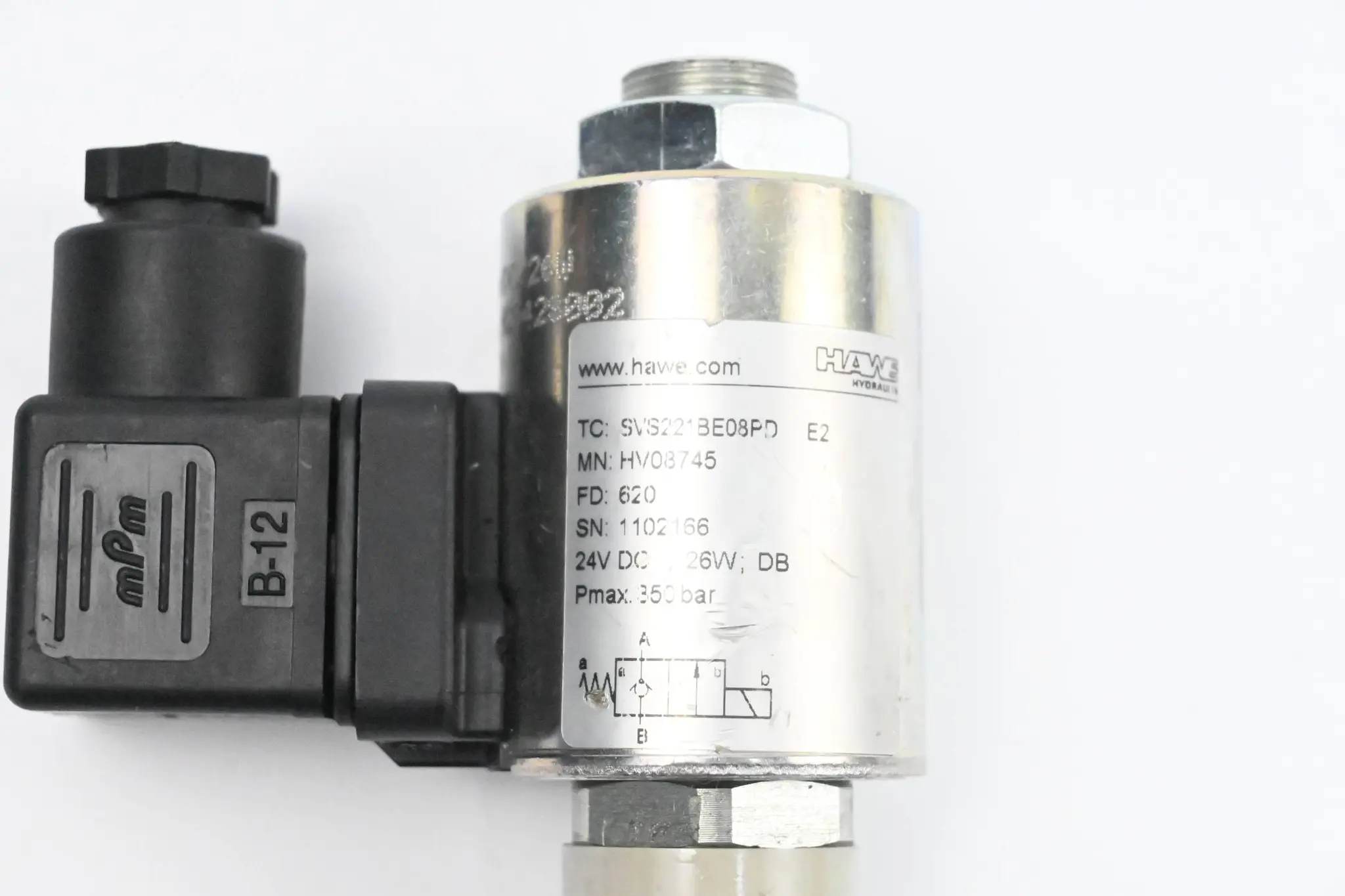 Produktfoto 1 von Hawe Wegesitzventil SVS221BE08PD ( HV08745 )