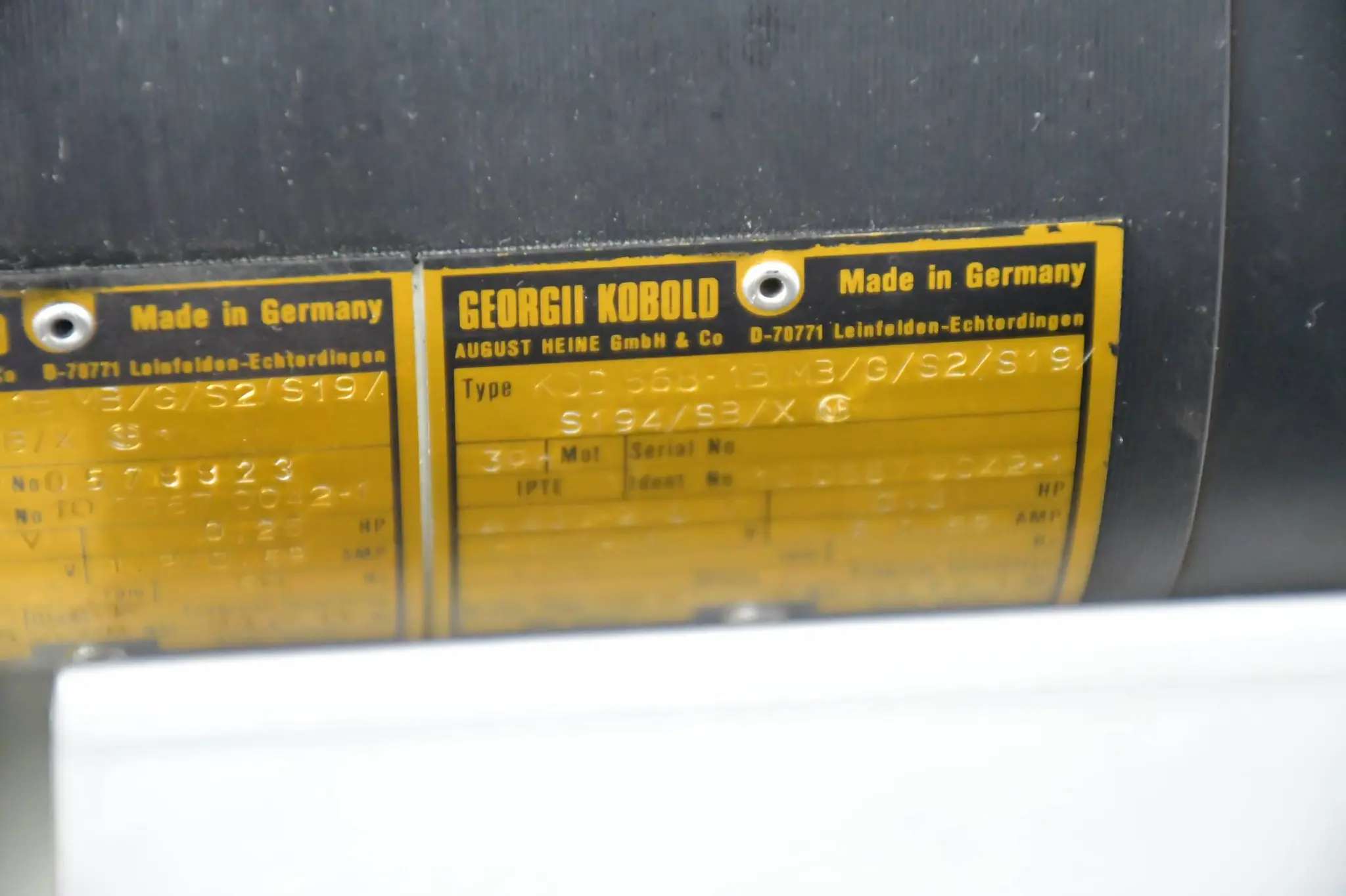 Produktfoto 1 von Singulus Technologies HCHC0110S inkl. Georgii Kobold Motor KOD 568-1BMB/G/S2/S19