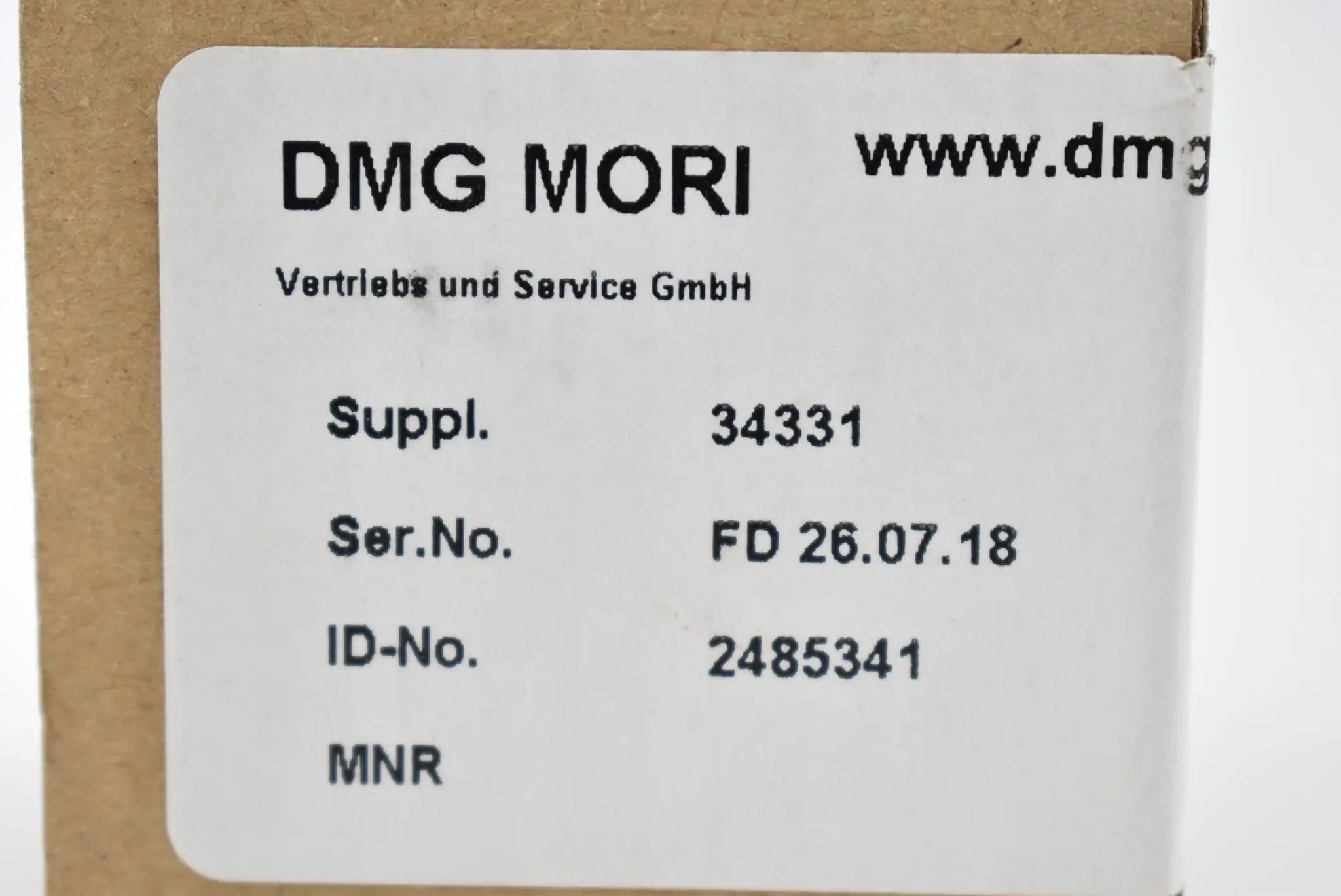 Produktfoto 1 von DMG Mori Manometer 2485341