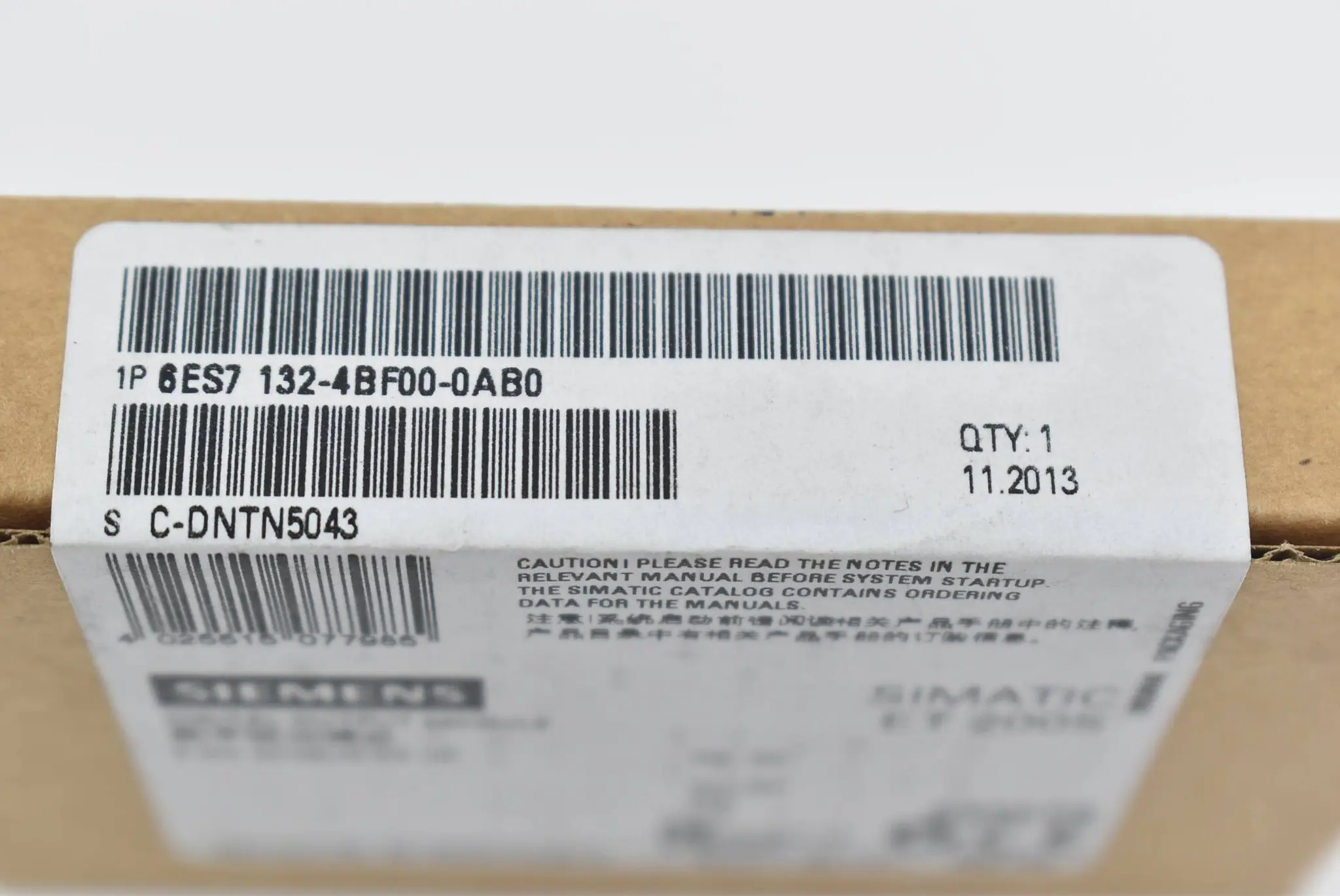 Produktfoto 1 von Siemens Elektronikmodul ET200S 6ES7 132-4BF00-0AB0 ( 6ES7132-4BF00-0AB0 )