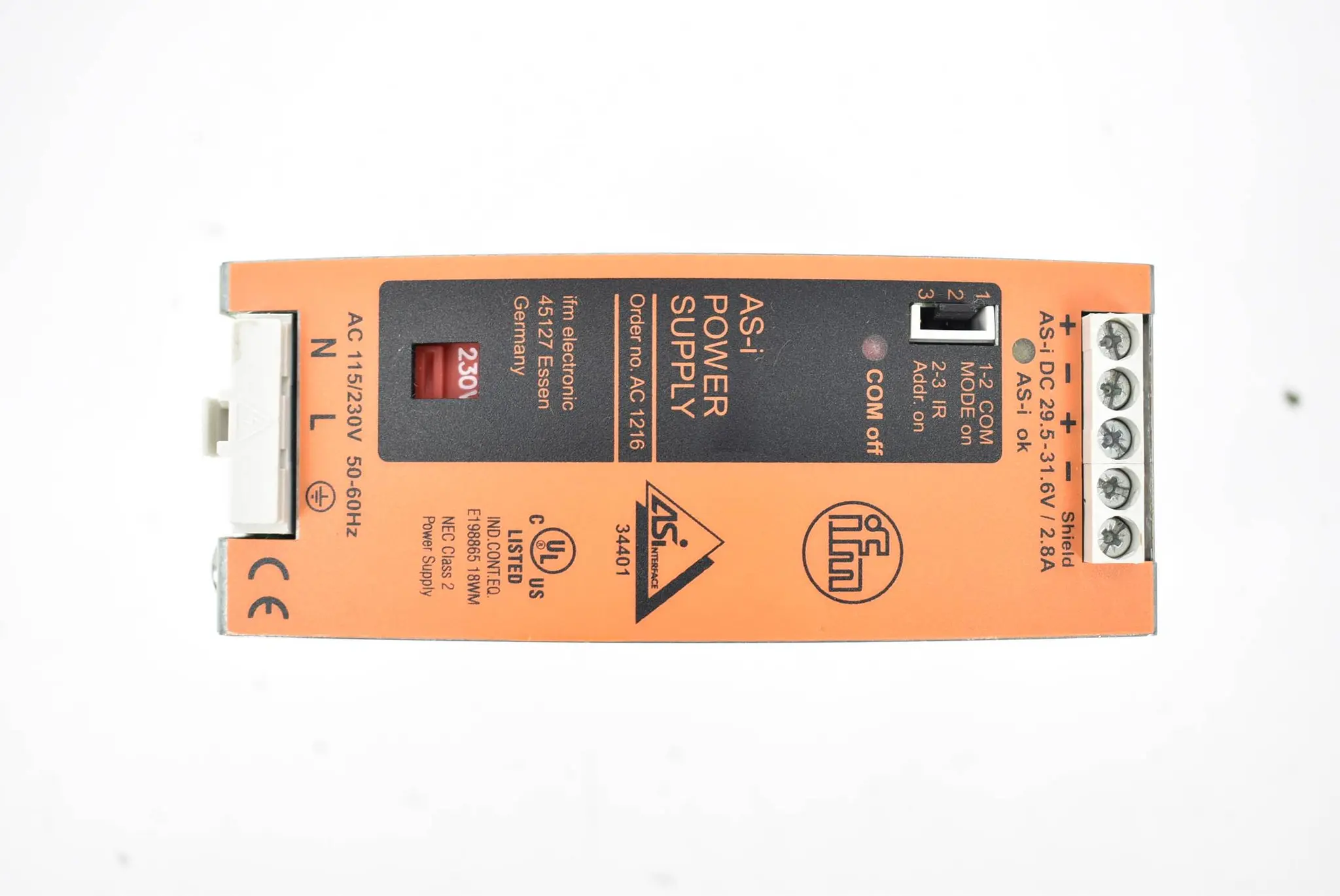 Produktfoto 1 von IFM electronic AS-i 2,8A interface Stromversorgung AC 1216 ( AC1216 )